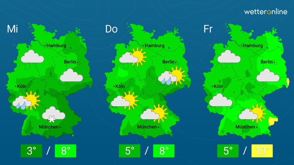 Ungemütliches Herbstwetter – Nasskalt mit Niederschlägen