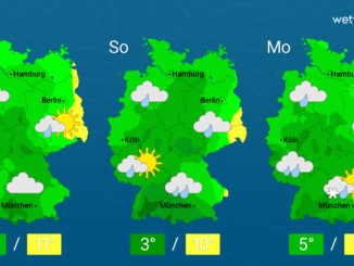 Wechselhaftes Wochenende – Am Sonntag Schnee möglich
