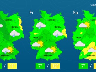 Milde Herbsttage – Meist neblig mit etwas Regen