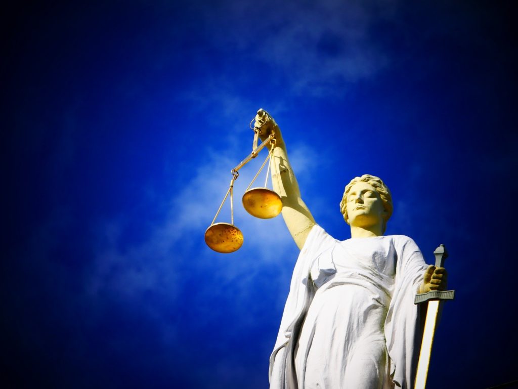 Die Justitia - ein Symbol der Rechtsstaatlichkeit