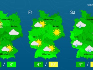 Meist ruhiges Hochdruckwetter – Vor allem nach Norden hin trüb