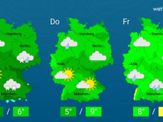 Nasskalt und recht windig – Kräftige Schauer ziehen durch