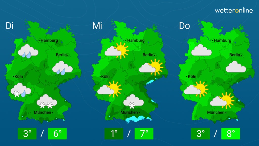 Sturm, Regen und kältere Luft – Schnee bis in tiefere Lagen