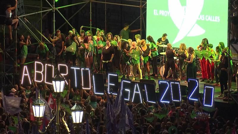 Argentinien: Grüner Protest für Recht auf Abtreibung