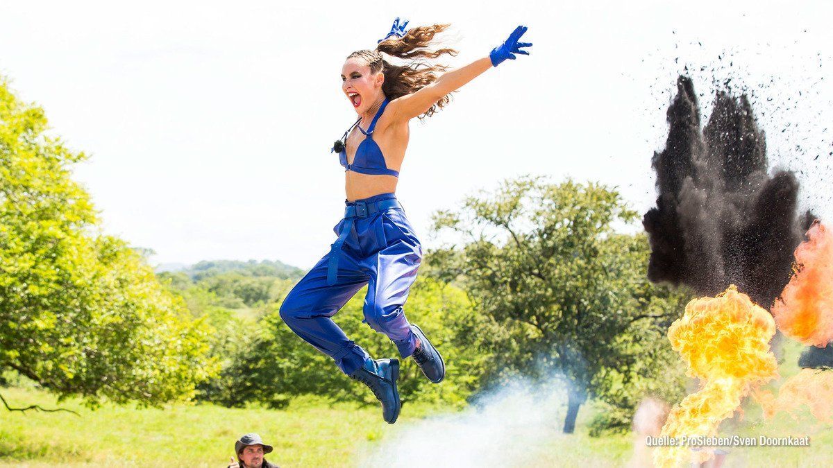 Mehr Action bei GNTM: Shooting umgeben von Flammen?