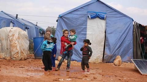 Bomben, Kälte, Hunger: Syrien vor neuem Flüchtlingsdrama