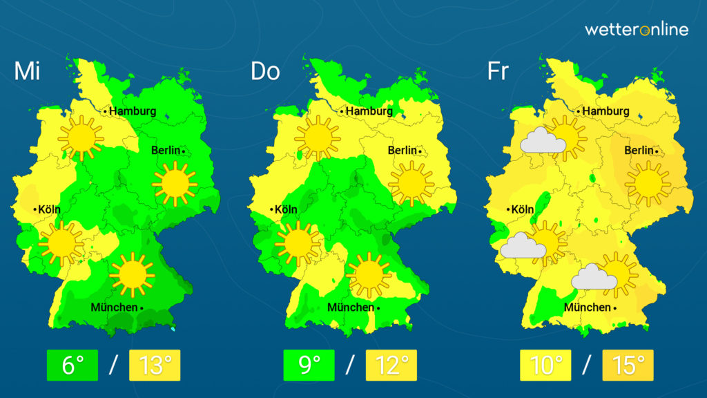 Wetter: Viel Sonne und langsam milder – Wetterumstellung am Wochenende