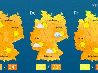 Wetter: Noch mal Sonne von früh bis spät – Temperaturen bis knapp 25 Grad