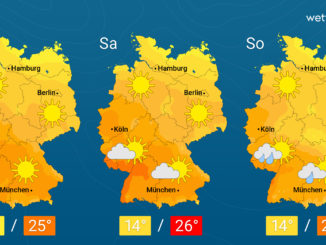 Wetter: Bis 25 Grad warm – Im Südwesten wolkiger