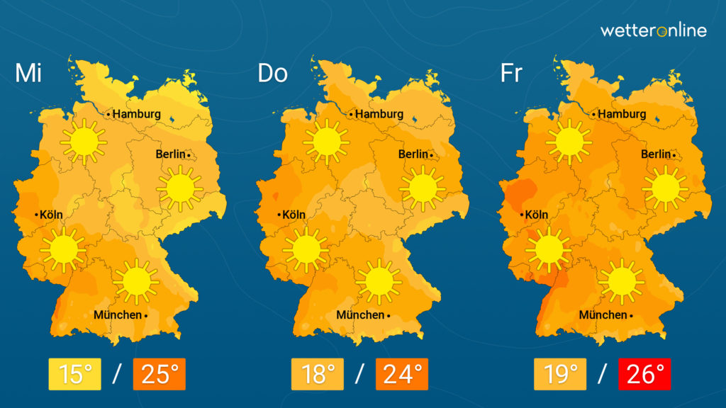 Wetter: Sonne pur – Regional sogar frühsommerlich