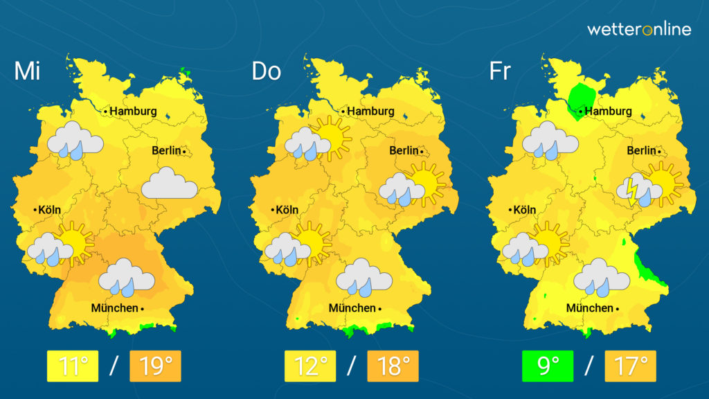 Wetter: Nicht mehr so warm wie bisher – Wenig Sonne und öfter Schauer