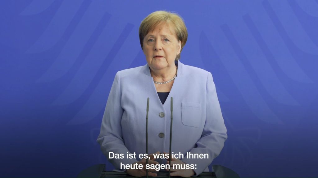 Bundeskanzlerin Merkel: „Das ist was ich Ihnen heute sagen MUSS!“