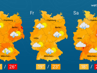 Wetter: In der Mitte trocken – Im Süden Gewitter