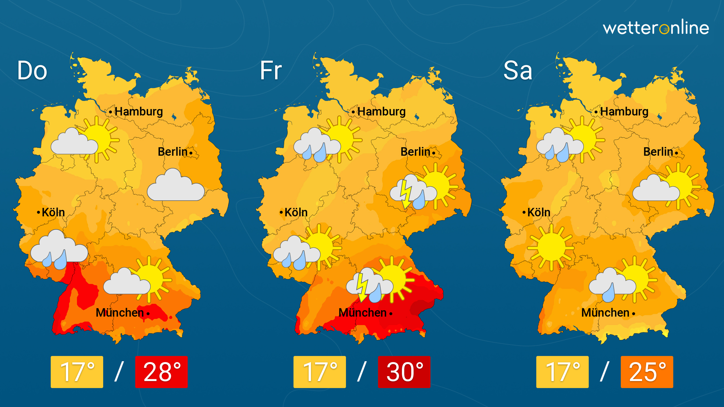 Wetter: Regen im Norden - Sonne im Süden - Enorme ...