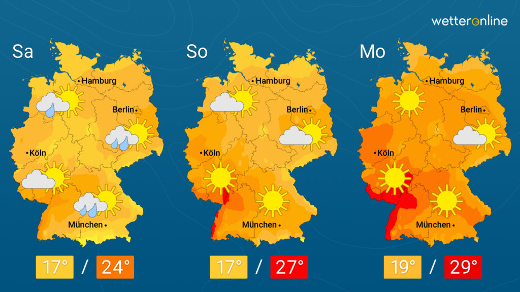 Wetter: Temperatursturz im Süden – Weiterhin wechselhaft