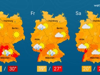 Wetter: Sommerlicher Süden-Trüber Norden