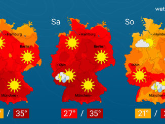 Freitag heißester Tag des Jahres – Im Südwesten teils bis 37 Grad