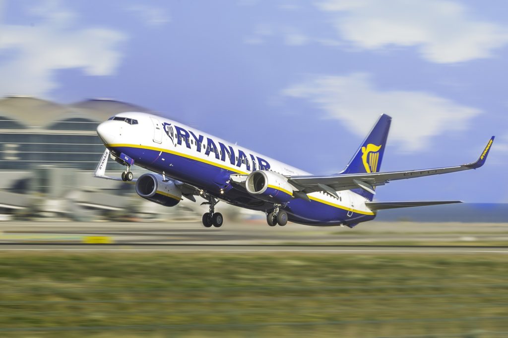 Symbolbild: Flugzeug von Ryanair