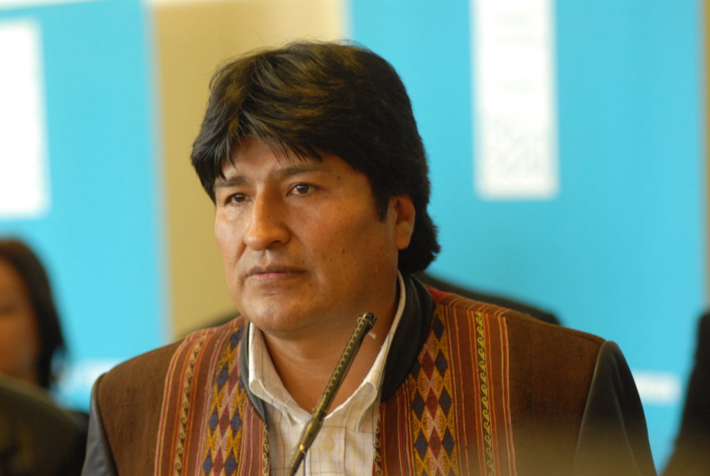 Archivbild: Evo Morales - Bild: Alain Bachellier / CC BY-NC-ND 2.0