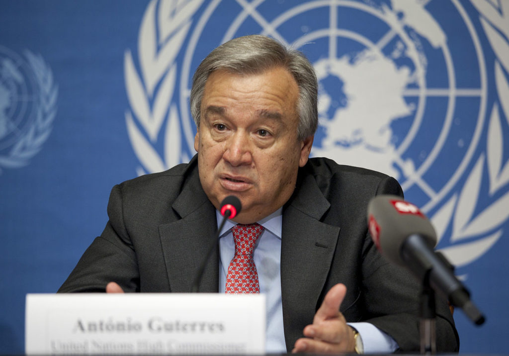 Antonio Guterres - Bild: U.S. Mission Photo by Eric Bridiers