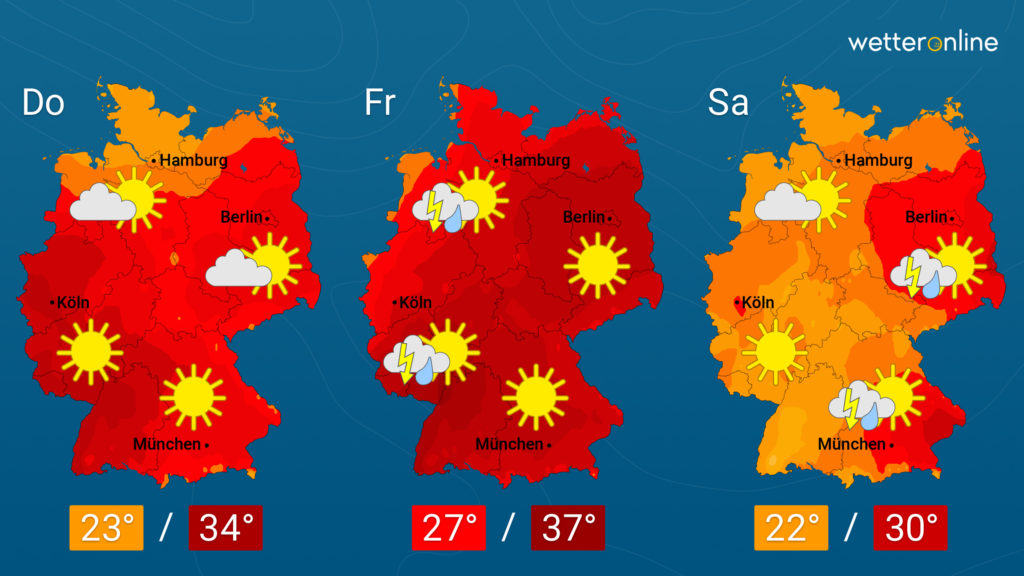 Der Wetterbericht beim Nürnberger Blatt wird präsentiert von WetterOnline