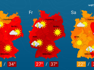 Wetter: Im Südosten sonnig-heiß – Neue Blitz-Hitze im Anmarsch