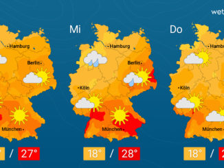 Wetter: Im Süden weiterhin freundlich – Am Dienstag im Nordwesten nass