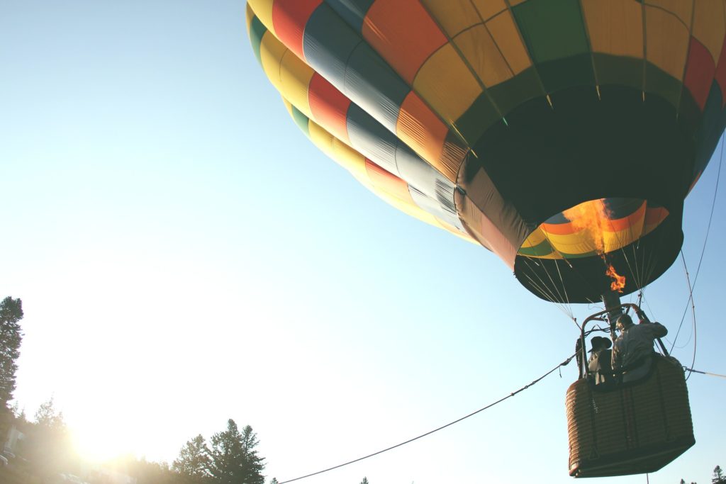 Symbolbild: Heißluftballon