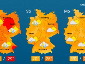 Wetter: Kaltfront auf Südostkurs – Angenehme Luft am Wochenende