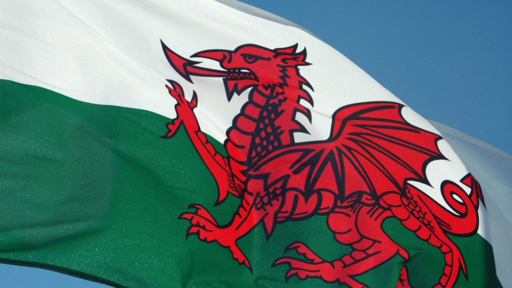 Flagge von Wales