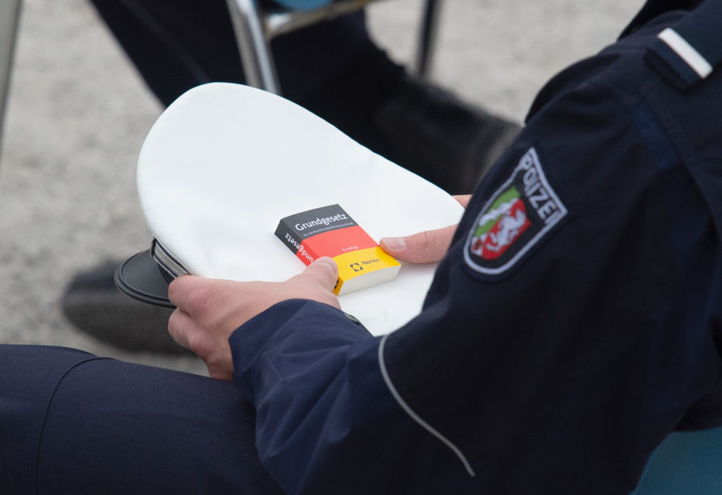 Symbolbild: Polizeianwärter - Bild: Innenministerium NRW/ Caroline Seidel