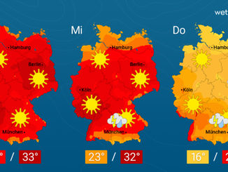 Wetter: Sommerfeeling hält an – Dienstag: Auch im Norden 30 Grad