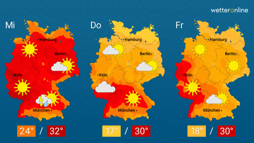 Der Wetterbericht beim Nürnberger Blatt wird präsentiert von WetterOnline