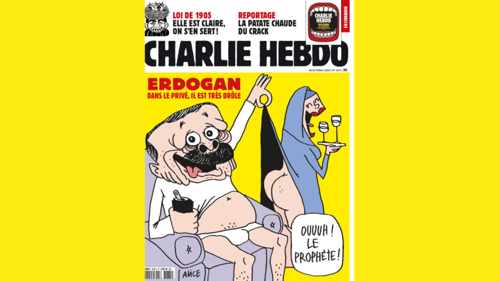 Bearbeiteter Twitter-Screenshot „Charlie Hebdo“