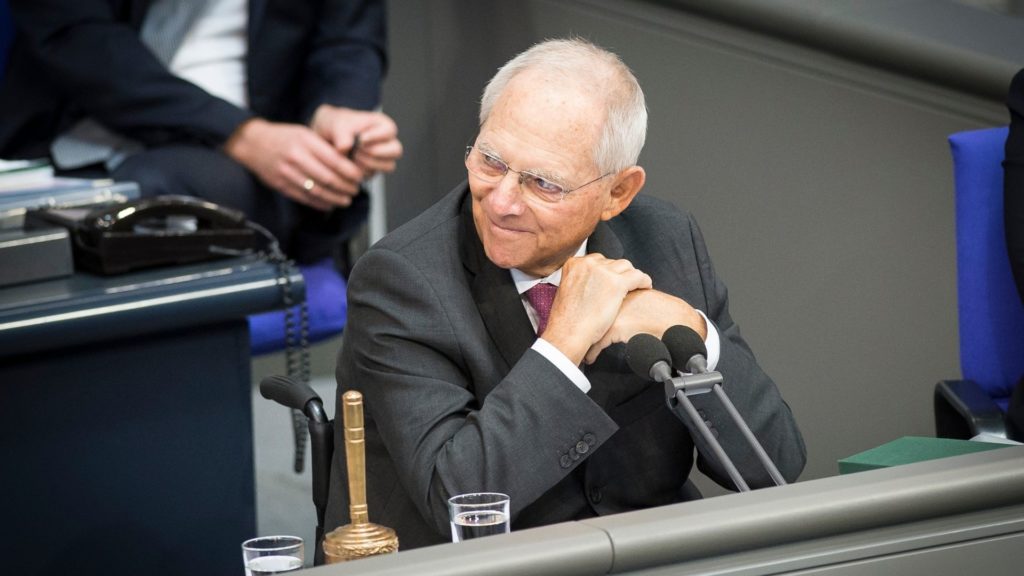 Bundestagspräsident Dr. Wolfgang Schäuble - Bild: Simone M. Neumann