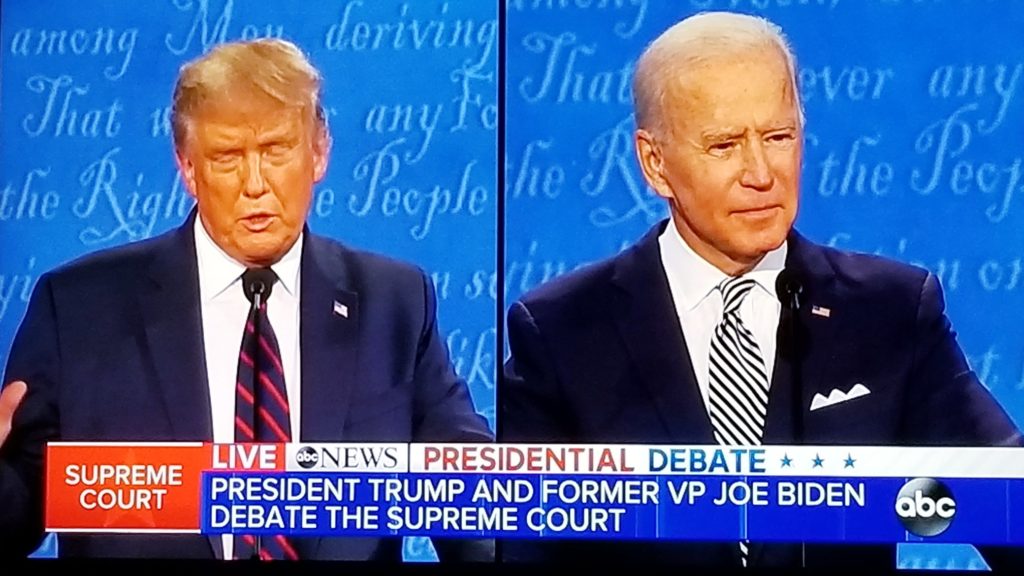 Trump und Biden im ersten TV-Duell - Bild: AZ.BLT via Twenty20