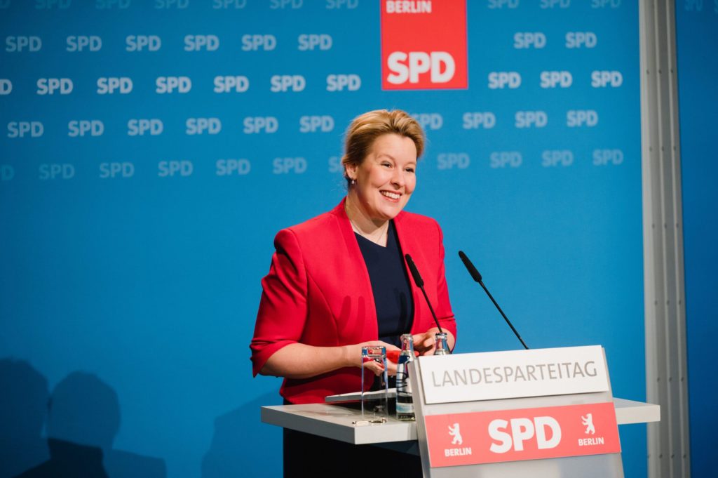 Franziska Giffey - Bild: SPD Berlin