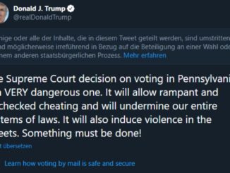 Twitter und Facebook markieren Trump-Post zur Briefwahl als „irreführend“
