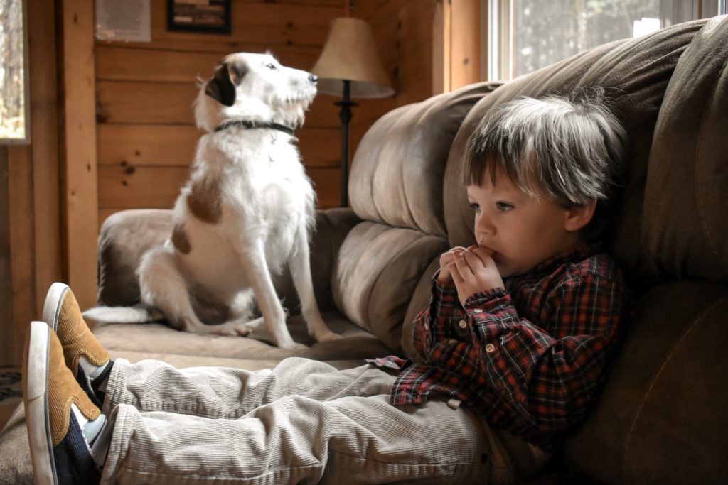 Kind und Hund auf dem Sofa - Bild: midwestphotographs via Twenty20