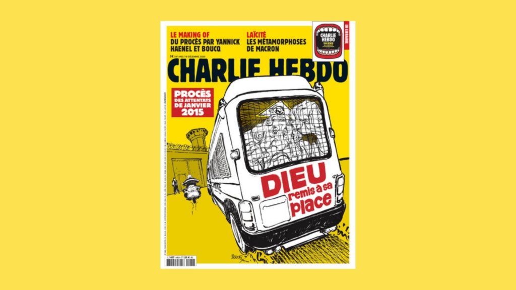 Charlie Hebdo - Cover - Bild: Screenshot des aktuellen Charlie Hebdo-Covers
