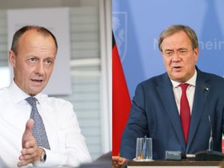 Umfrage: Entscheider in der Wirtschaft für Merz – in der Politik für Laschet