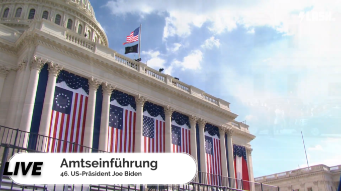 Amtseinführung Joe Biden - Bild: FLASH TV