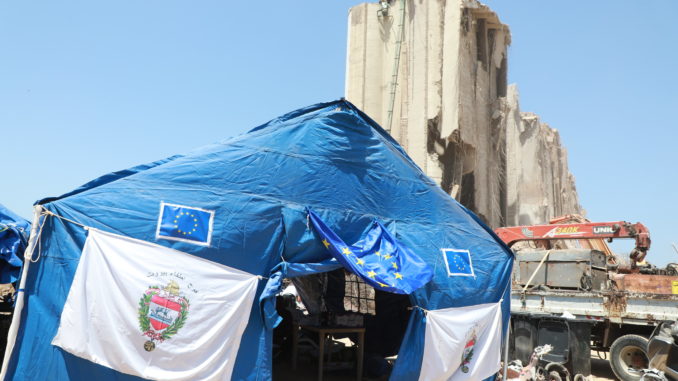 Beiruter Hafen - Bild: European Union/Bernard Khalil