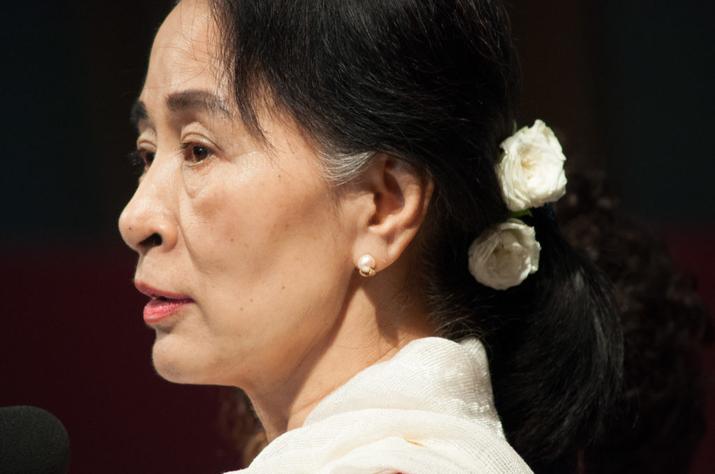Aung San Suu Kyi - Bild: Comune Parma, CC BY-SA 2.0, via Wikimedia Commons