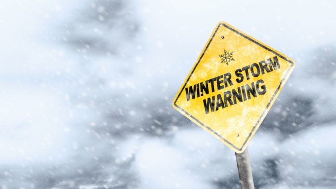 Wintersturm-Warnung