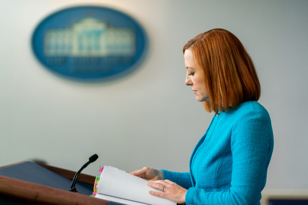 Jen Psaki - Bild: White House/Cameron Smith