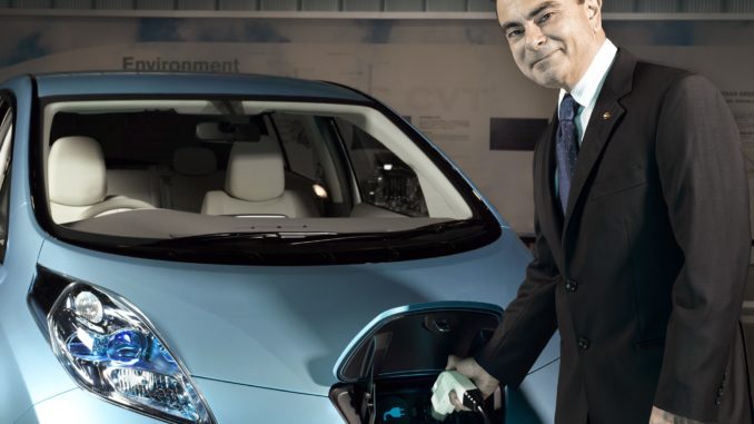 Carlos Ghosn- Bild: Nissan Motor Co. Ltd, CC BY-SA 3.0, via Wikimedia Commons