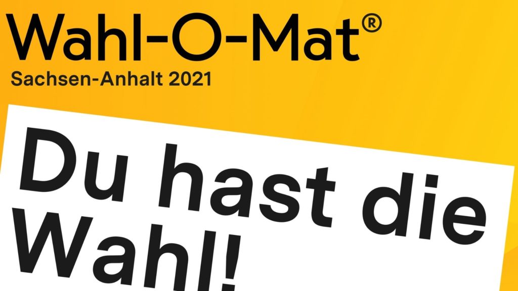 „Wahl-O-Mat“ für Landtagswahl in Sachsen-Anhalt freigeschaltet