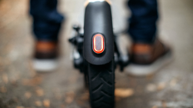 E-Scooter von hinten