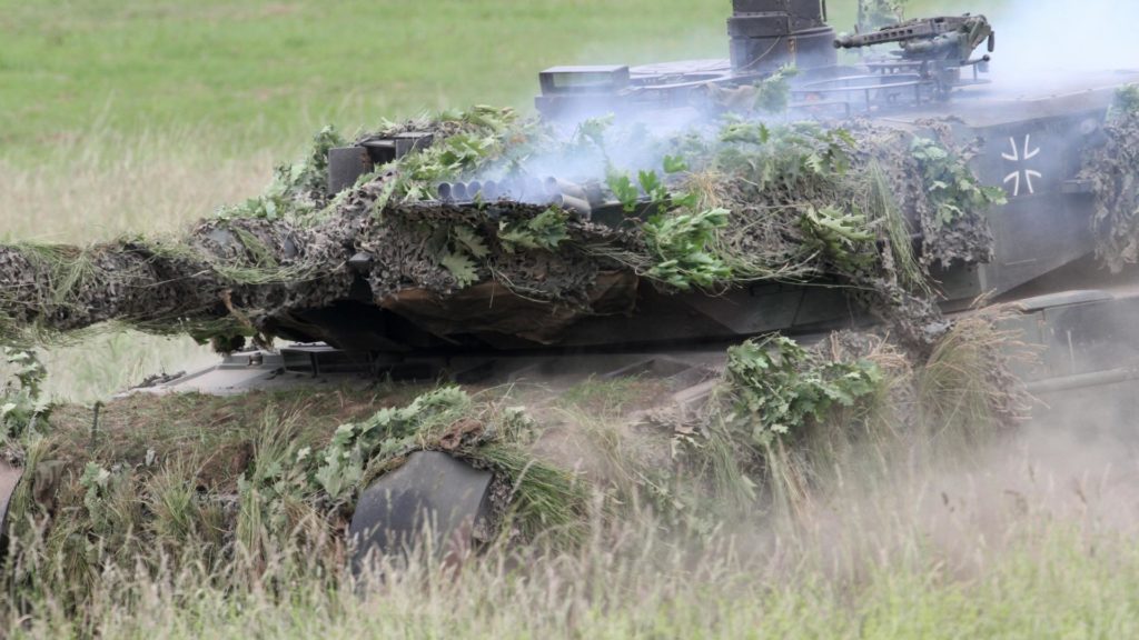 Bundeswehr-Panzer "Leopard 2" (über dts Nachrichtenagentur)